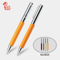 Neueste PU Leder Materlia Metal Roller Ball Screen Touch Stift Drucklogo mit Tablet Stift